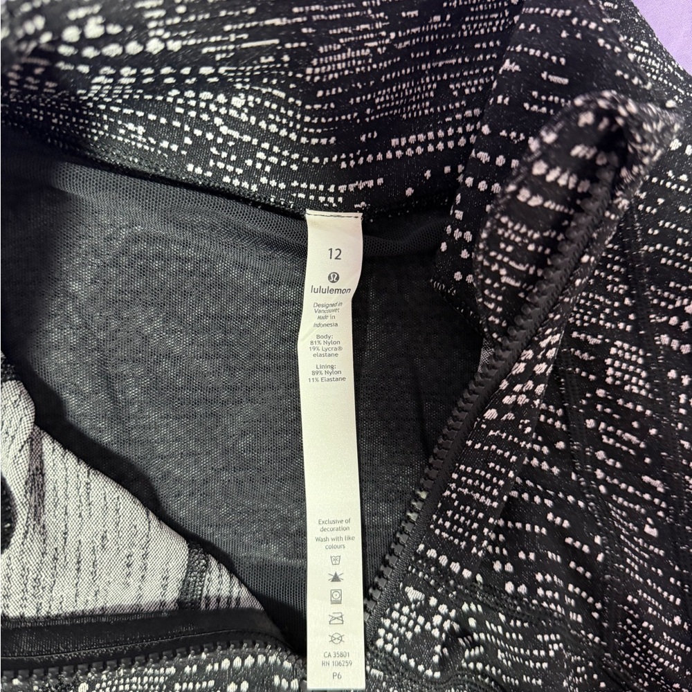 lululemon athletica Black and White Hoodie